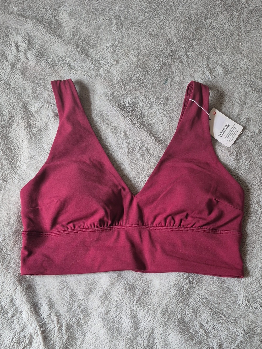 Lululemon Align V Neck Bra C/D In DELX